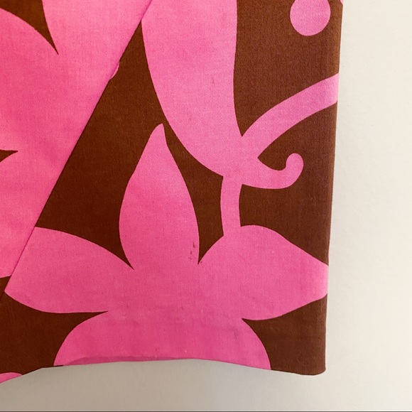 Tory Burch Brown & Pink Floral Dress - Picture 6 of 8